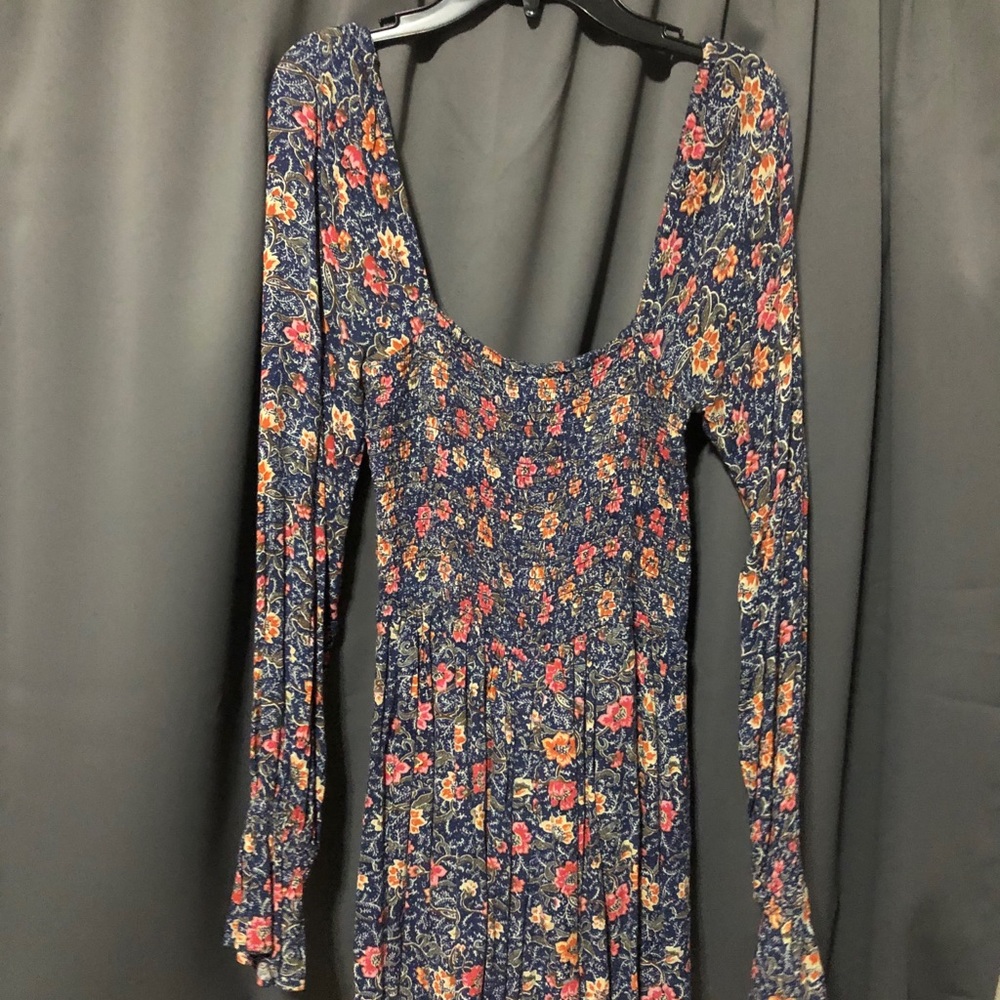 Urban Outfitters long sleeve floral romper